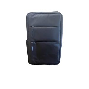 Black slim backpack. 16”